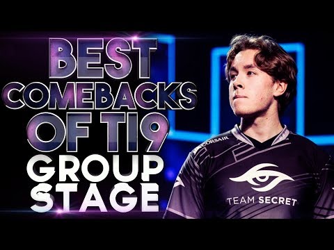 BEST COMEBACKS of TI9 THE INTERNATIONAL 2019 Group Stage - Dota 2