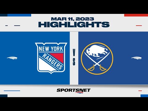 NHL Highlights | Rangers vs. Sabres - March 11, 2023