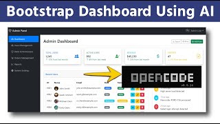 Generate Bootstrap Dashboard Using AI (No Coding, Free Tools!)