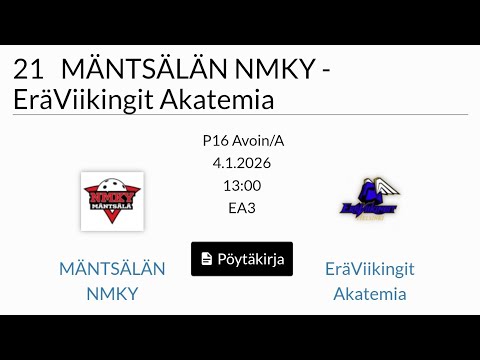 Mäntsälän NMKY vs EräViikingit Akatemia (HFC, P16)
