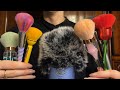 ASMR Brushing The Mic With 6 Brushes Tapping No Talking