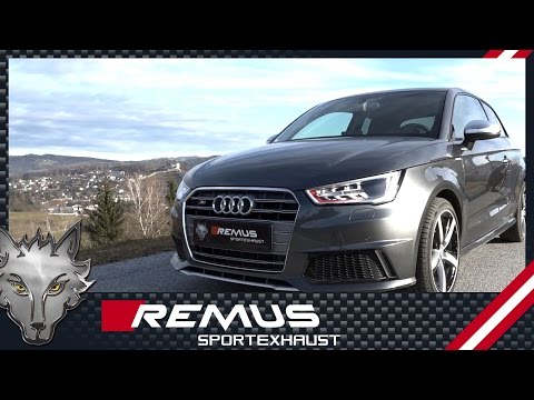 Audi S1 Type 8X with REMUS cat-back system