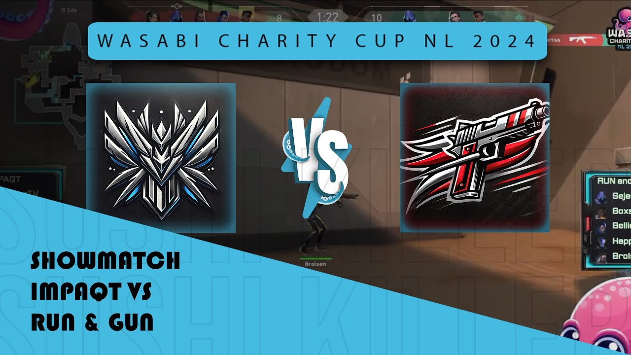 Showmatch Highlights - Wasabi Charity Cup NL 2024 🛡️ IMPAQT vs Run & Gun #valorant #charity #esports