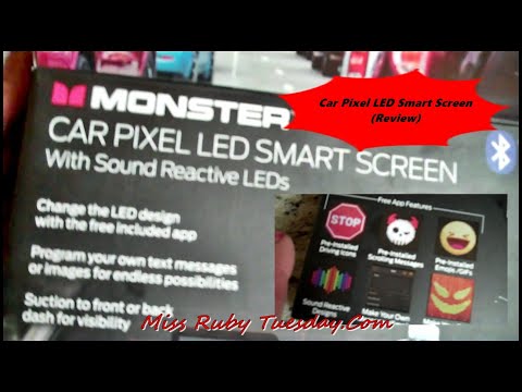 Miss Ruby Tuesday- Monster Car Pixel LED Smart Screen Review