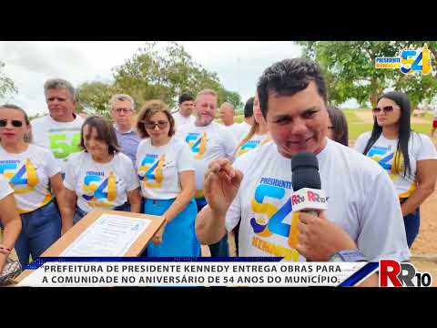 INAUGURAÇÃO PRAÇA SETOR AEROPORT PRESIDENTE KENNEDY DO TOCANTINS  ANIVESÁRIO DE 54 ANOS - 07/12/2025