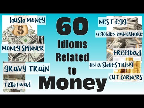 Money Idioms | Idioms for Talking about Money