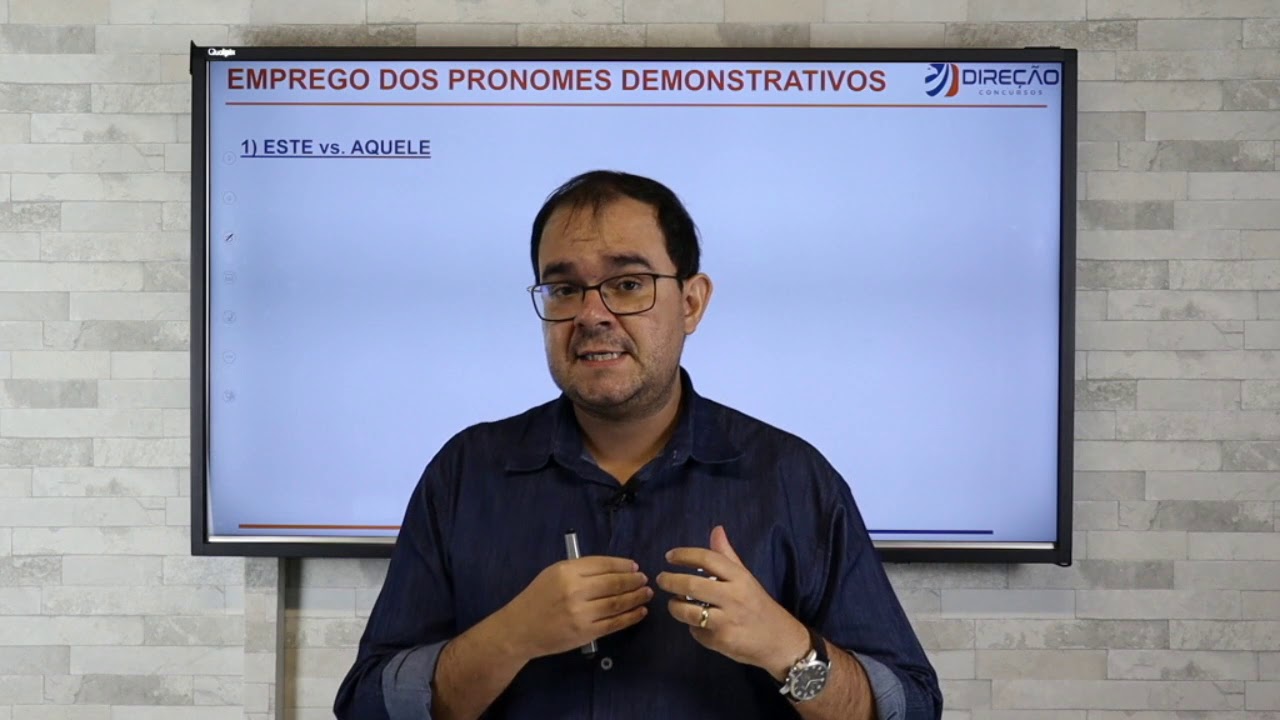 Dica #39 - Emprego dos PRONOMES DEMONSTRATIVOS
