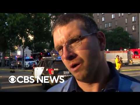 Man who escaped Minneapolis mass shooting reacts to bloody scene