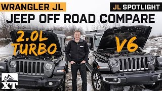 JL Turbo vs V6 Offroad Compare - Which Jeep Wrangler JL Engine is Best?