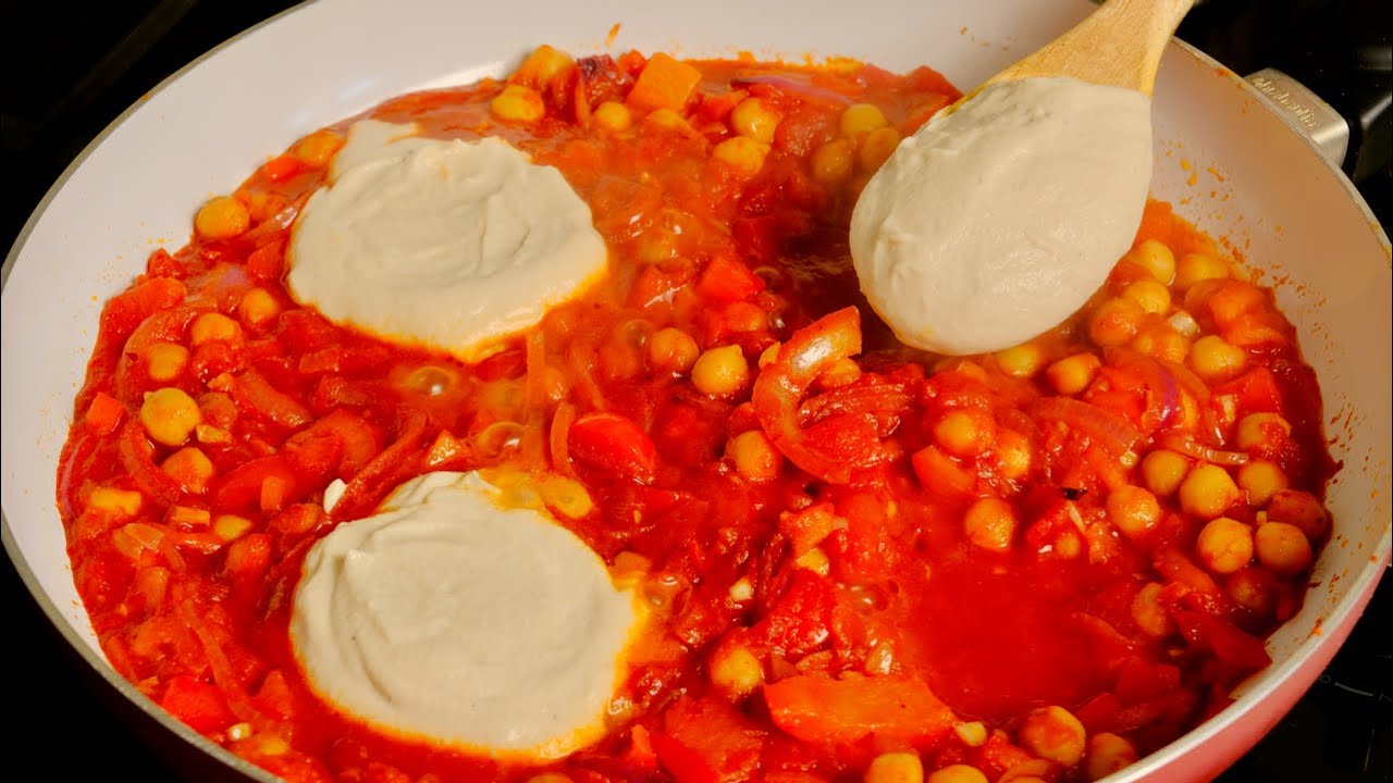Vegan Breakfast with Tofu 'Egg' and Vegetables by We Cook Vegan — recipe photo