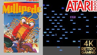 Millipede Atari 2600 4k 60fps Longplay