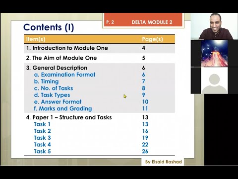 DELTA Module One Exam Format