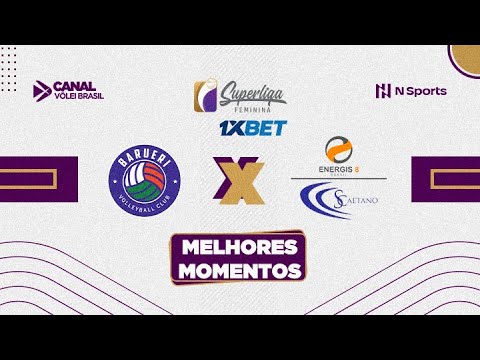 BARUERI 3 X 2 SÃO CAETANO | MELHORES MOMENTOS | SUPERLIGA FEMININA