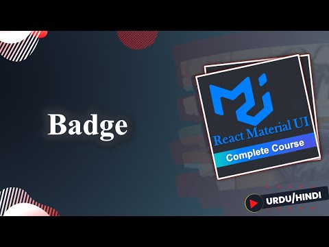 Badge in Material UI | React Material UI Course in Hindi
