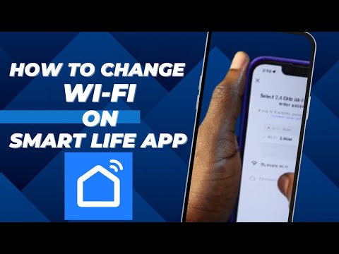Part of a video titled How to Change Wi-Fi on Smart Life App - YouTube