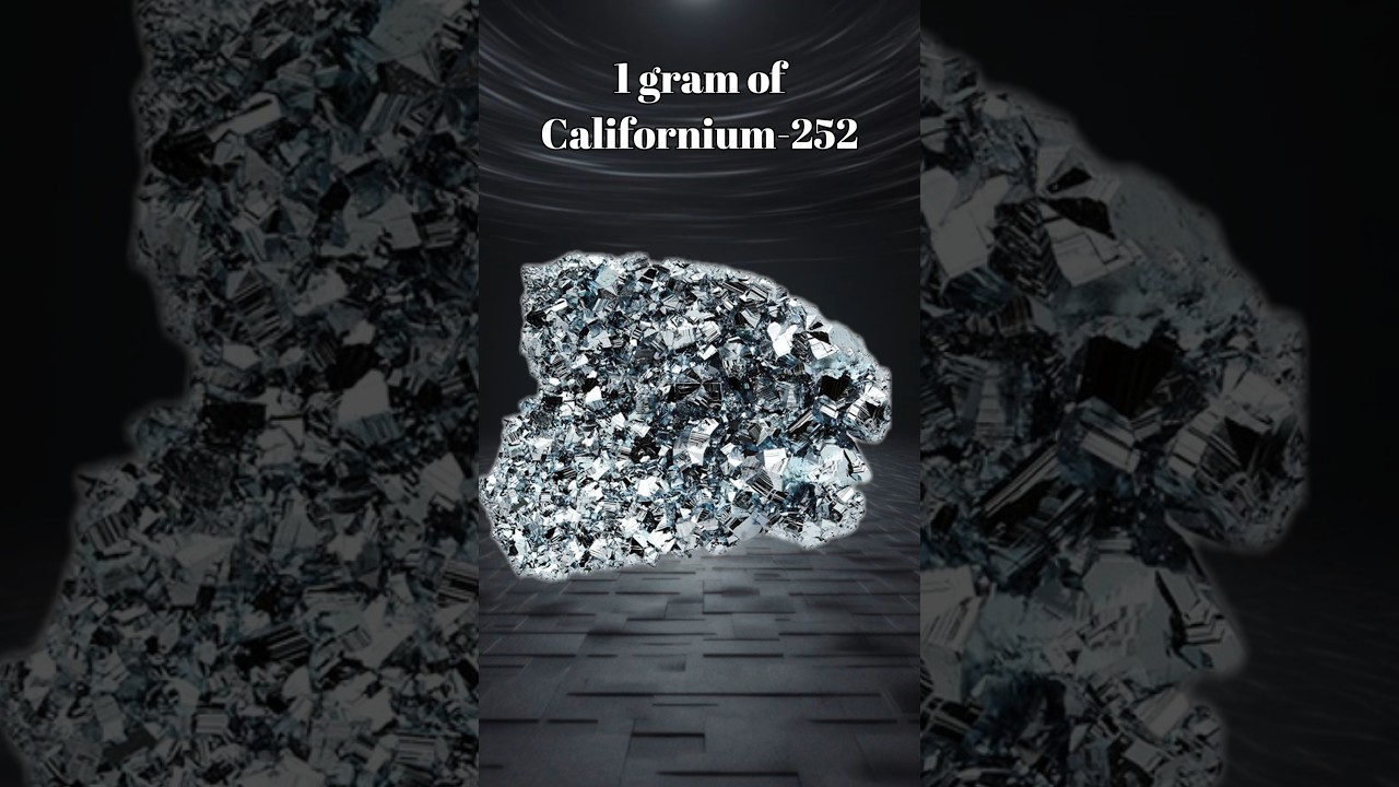 How much does 1 gram of Californium-252 cost?