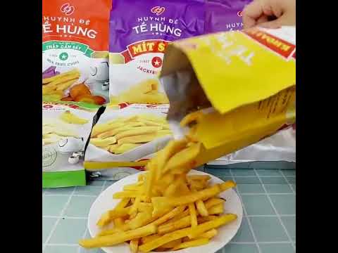 Video review Mít sấy khô giòn ngọt, trái cây sấy Huynh Đệ Tề Hùng gói 250g/500g