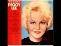 PEGGY LEE--would you dance with a stranger