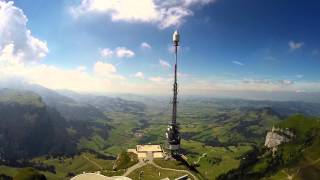 preview picture of video 'Hoher Kasten - Switzerland, height 1852 metres - hiking trip with TBS discovery Pro'
