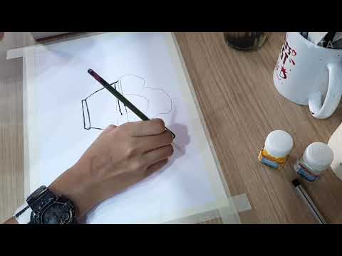 Watercolour painting | ice cream painting | painting for beginners