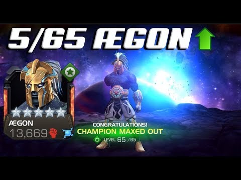 5th Rank 5 | 5/65 Ægon Rank Up & Gameplay | Marvel Contest of Champions