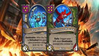 EARLY WAVELING GETS OUT OF CONTROL?! | Hearthstone Battlegrounds