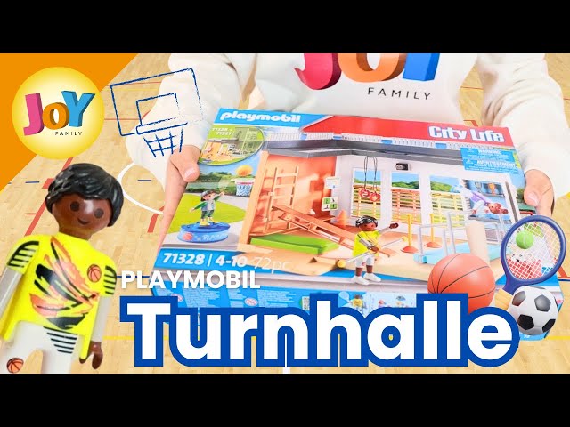 Vídeo relacionado con PLAYMOBIL City Life 71328 Gimnasio extensión, Extensión de Gimnasio con Canasta de Baloncesto, Juguetes para niños a Partir de 4 años