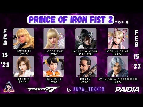 🥊Tournament TOP 8: The Prince Of Iron Fist 2 | #TEKKEN 7🥊