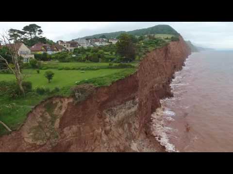 Sidmouth Devon Cliff Collapse