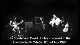 Ry Cooder &amp; David Lindley   Hammersmith Odeon   London UK 1990   Yellow Roses