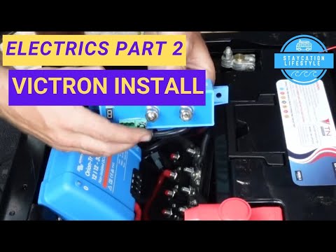 VW Transporter T6 Campervan Electrics - Fitting Victron Orion Charger, Smart Shunt, Battery Protect