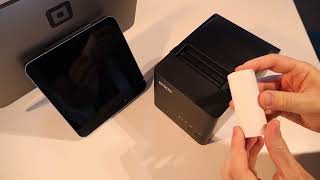 How To Put A New Roll of Paper in the Epson TM T82IIIL Thermal Printer