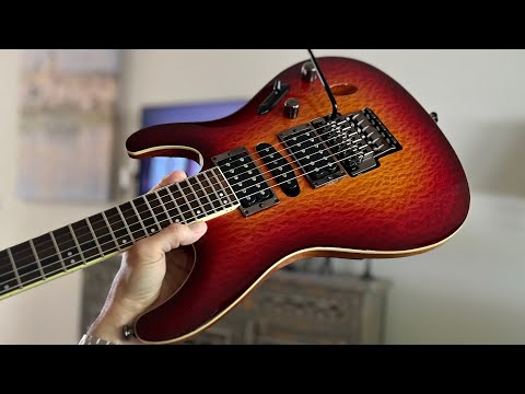 Ibanez S6570: Gained Up Tones (All Pickup Positions)