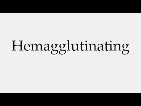 How to Pronounce Hemagglutinating