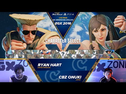 SFV: Ryan Hart vs CBZ Onuki - EGX 2016 Losers Final