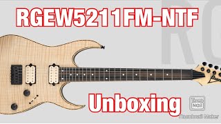 Video thumbnail for Ibanez RGEW521FM-NTF Unboxing by Totalwarnemesis