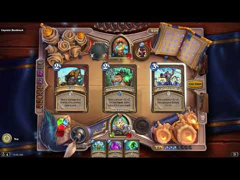 Hearthstone - Book of Heroes - Faelin vs Captain Hooktusk