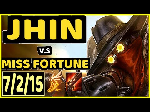 RIYEV (JHIN) vs MISS FORTUNE - 7/2/15 KDA BOTTOM ADC GAMEPLAY - BR Ranked GRANDMASTER