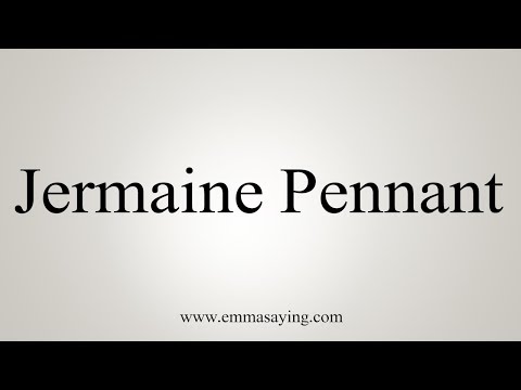 How To Pronounce Jermaine Pennant