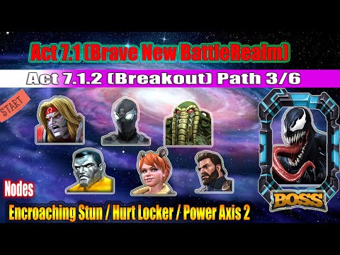Act 7.1.2 | Path 3/6 | Encroaching Stun/Hurt Locker/Power Axis 2 - Marvel Contest of Champions