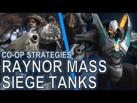 Starcraft II: Raynor Mass Siege Tanks