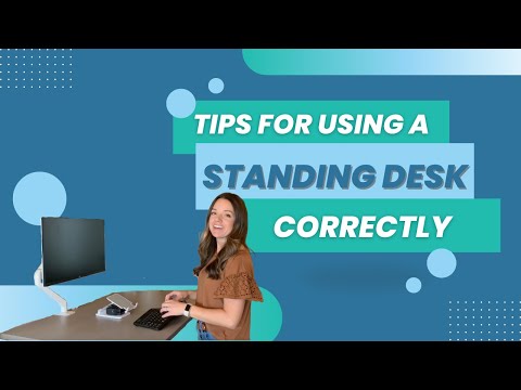 Tips for Using Your Standing Desk Correctly