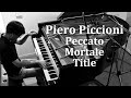 Piero Piccioni - Peccato Mortale Title "The Lonely Woman" | (Piano) Sheet Music