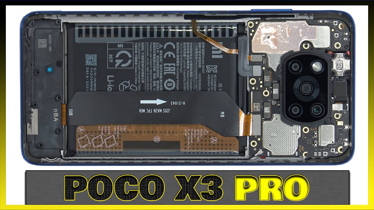 POCO X3 Pro Disassembly Teardown Repair Video Review