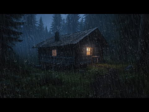 Pioggia Rilassante nella Foresta Nebbiosa per Dormire in 5 Minuti - Suoni di Pioggia e Temporale