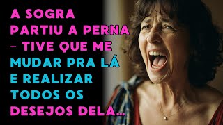 Mãe da minha esposa, preciso de algo mais  Ela respondeu com um pedido estranho