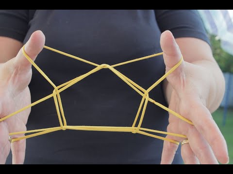 Anleitung zum Fadenspiel "Haus auf Fels gebaut"