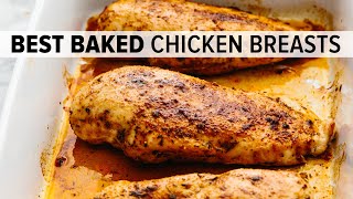 BAKED CHICKEN BREAST juicy tender easy and oh so flavorful Mp4 3GP & Mp3