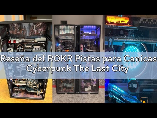 Vídeo relacionado con ROKR Caja de rompecabezas 3D de plástico de Marble Run La Ciudad de la Alquimia Kits de modelo para adultos con activación de sonido, para construir Cyberpunk Steampunk configuración de escritorio