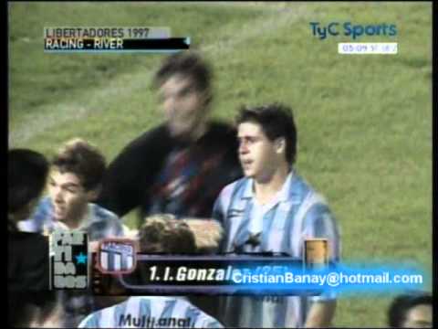 Racing 3 River 3 Copa Libertadores 1997 Los goles